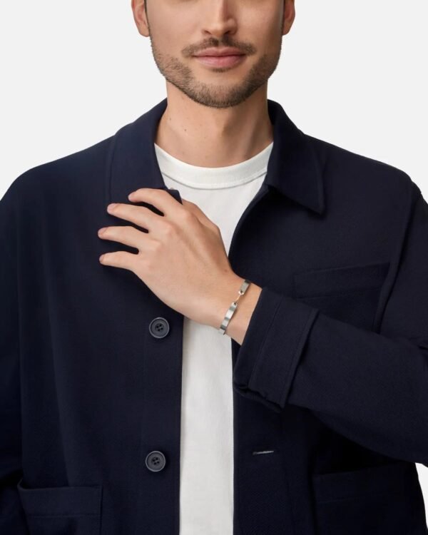 Paris From The Sky GM Mood Bangle with Black Diamonds in Rose Gold - Image 3